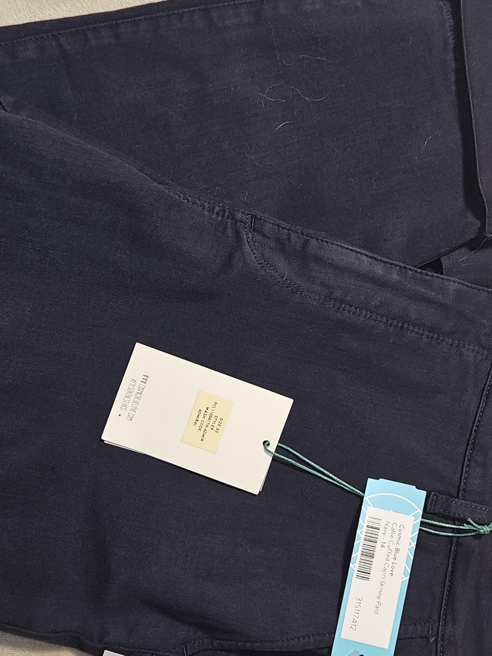 Women’s Navy Wide-Leg Pants